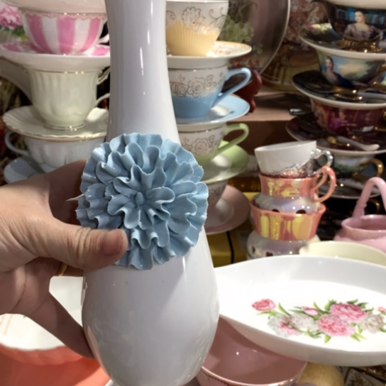 瓷片陶瓷处理介意请慎拍24厘米