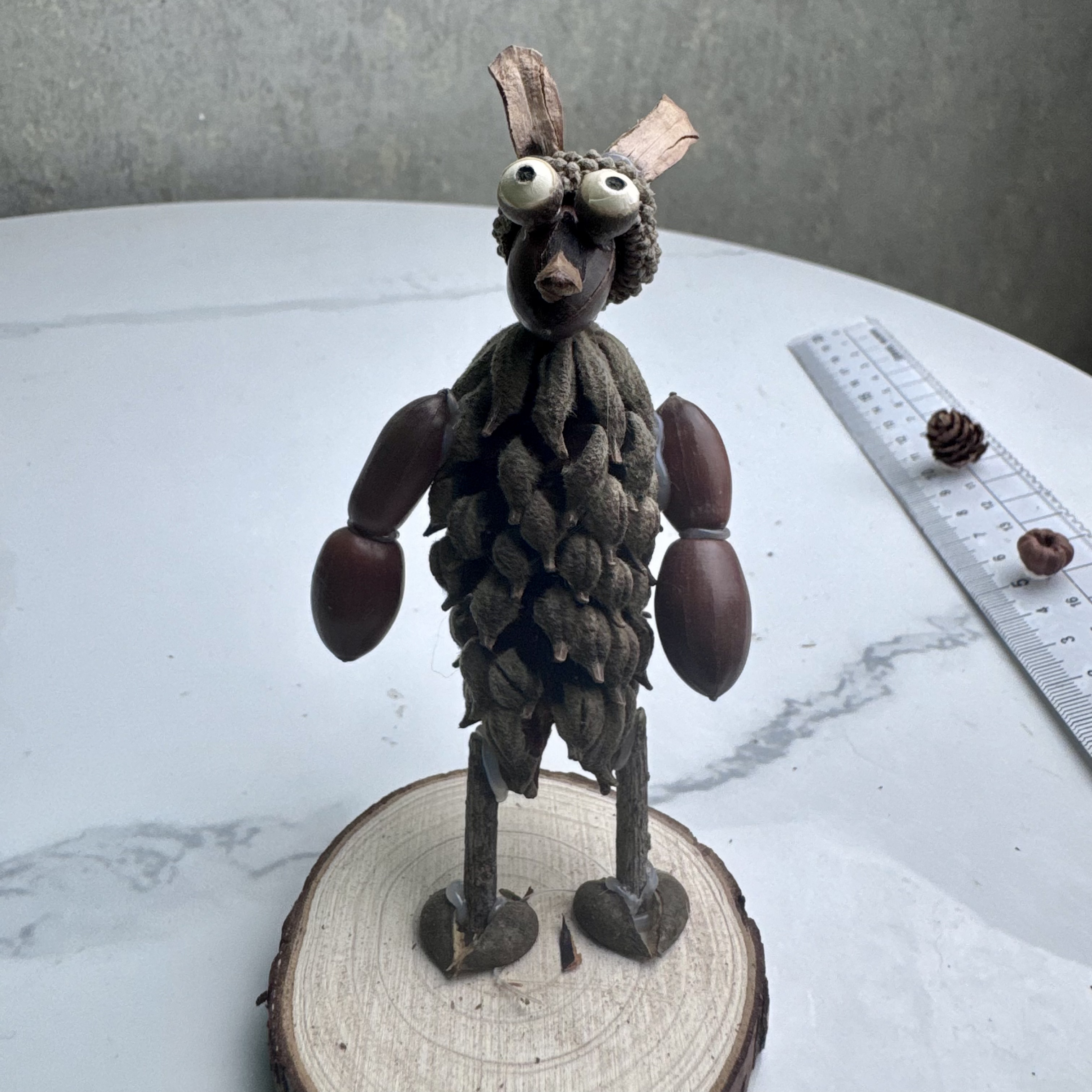 拳击狼手工DIY手办装饰亲子幼儿学校礼物模型生日车载家居摆件