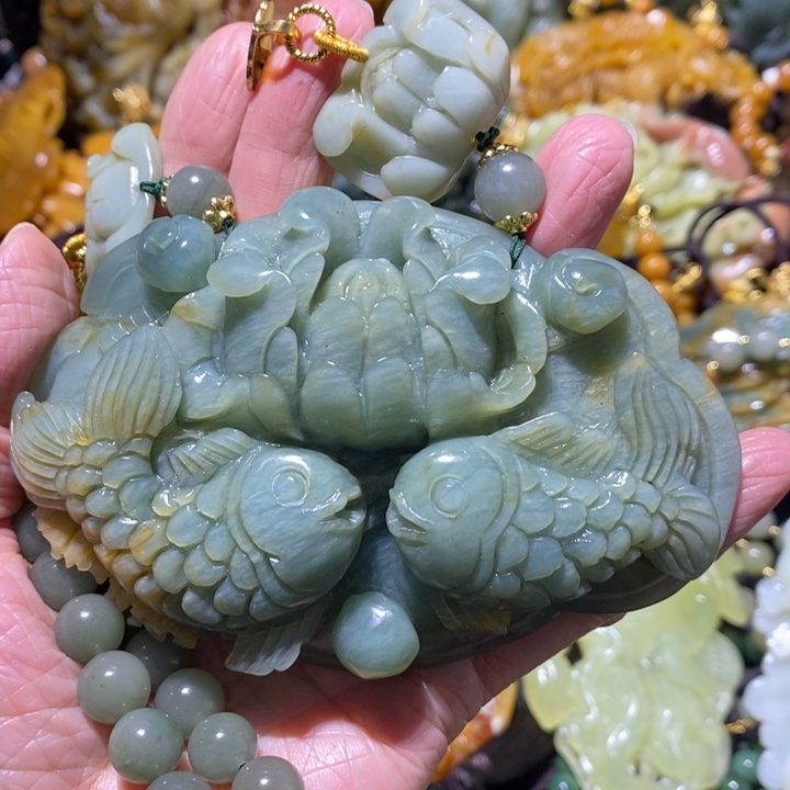 岫玉岫玉吊坠未镶嵌