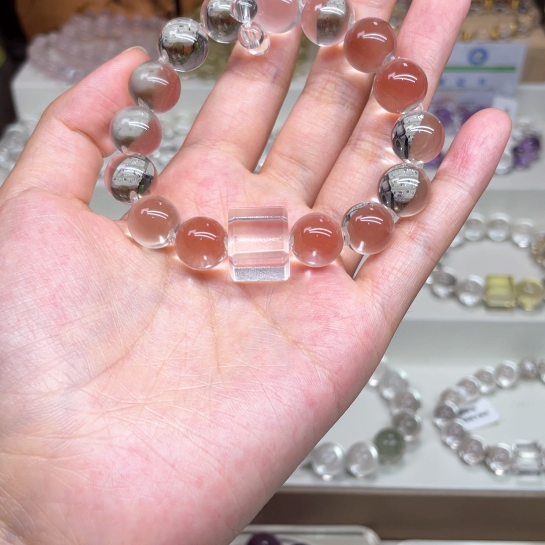 水晶手链未镶嵌12白水