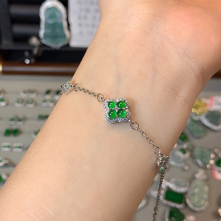 翡翠未镶嵌手链手链