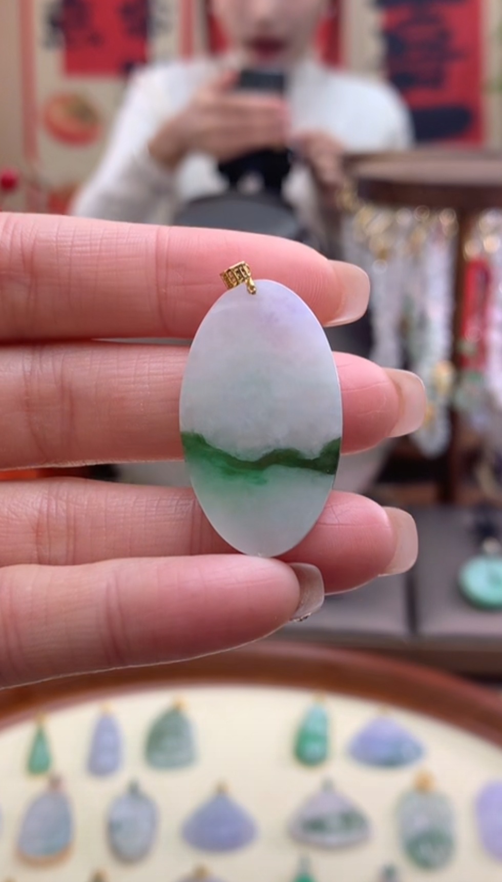 天然缅甸A货吊坠