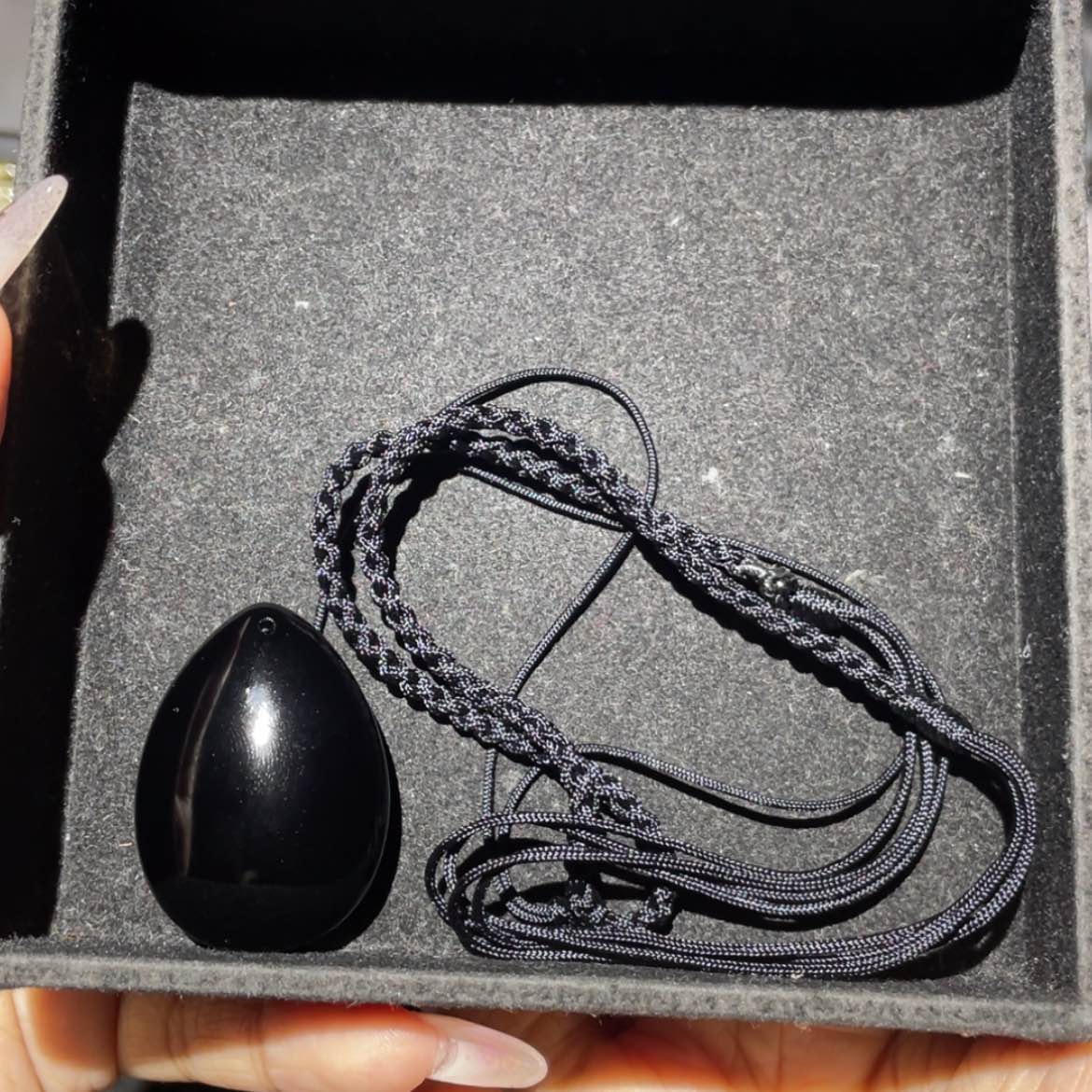 【闪购商品】未镶嵌黑曜岩吊坠(不含链)Y**g