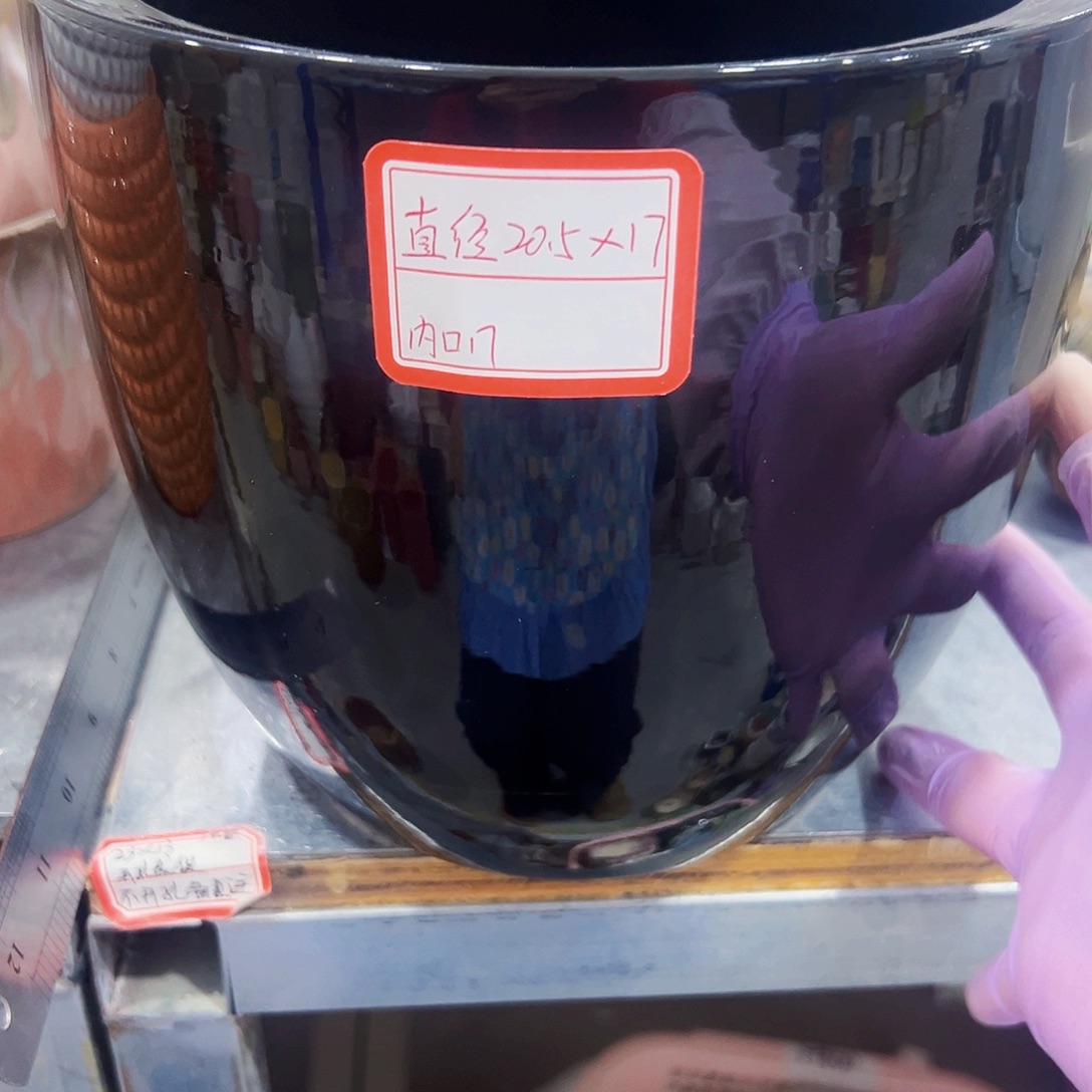 有孔外贸尾单陶瓷花盆凑单10米包邮