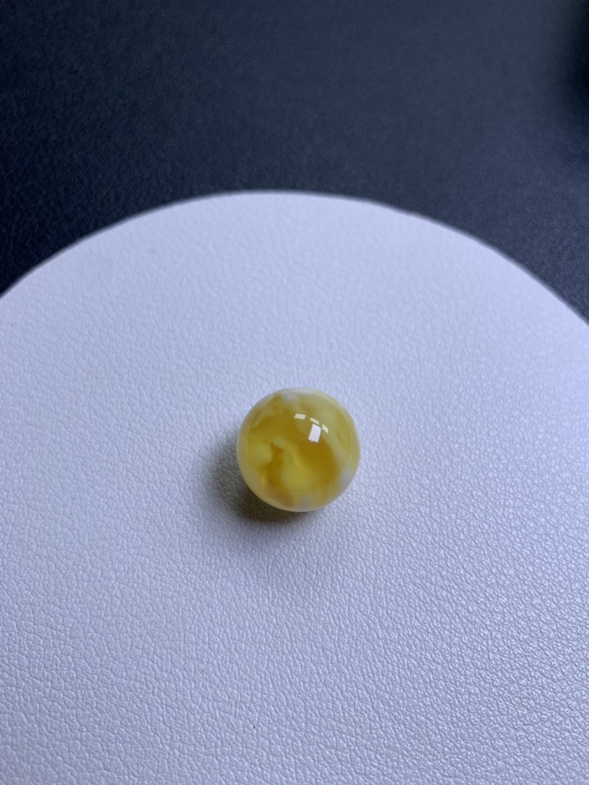 金橘溶洞蜜蜡圆珠14.2