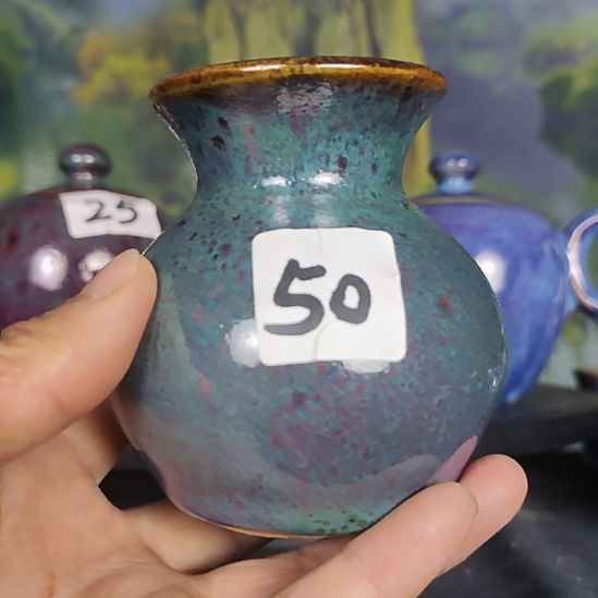 山***恋陶摆件犊泉钧窑作品欣赏