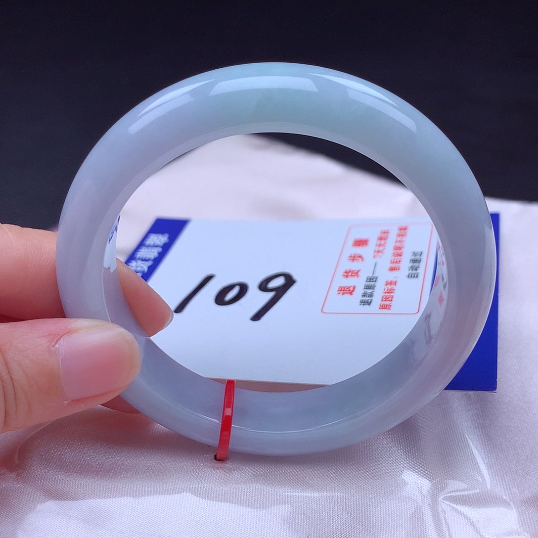 翡翠未镶嵌手镯手镯600043