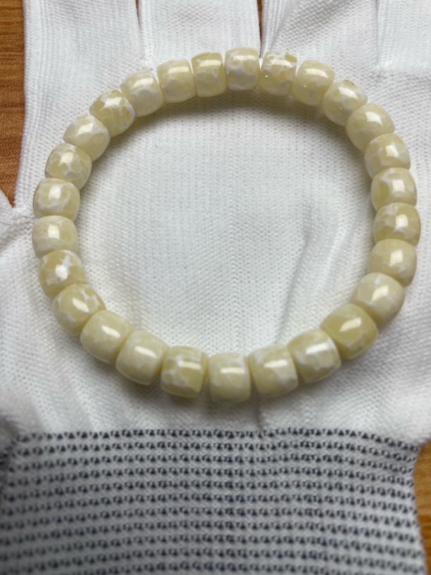 263号-高级花梨木原色满脑纹-尺寸0.8直切手串