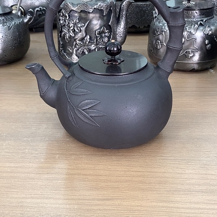 1烧色竹子1200毫升砂铁纯手工打造