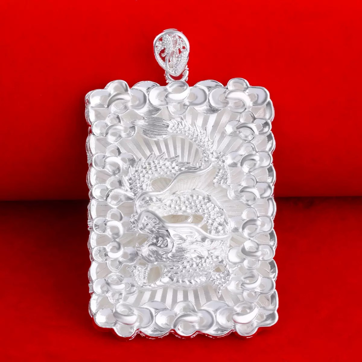 龙牌吊坠礼袋装999实心时尚霸气男款男士必备