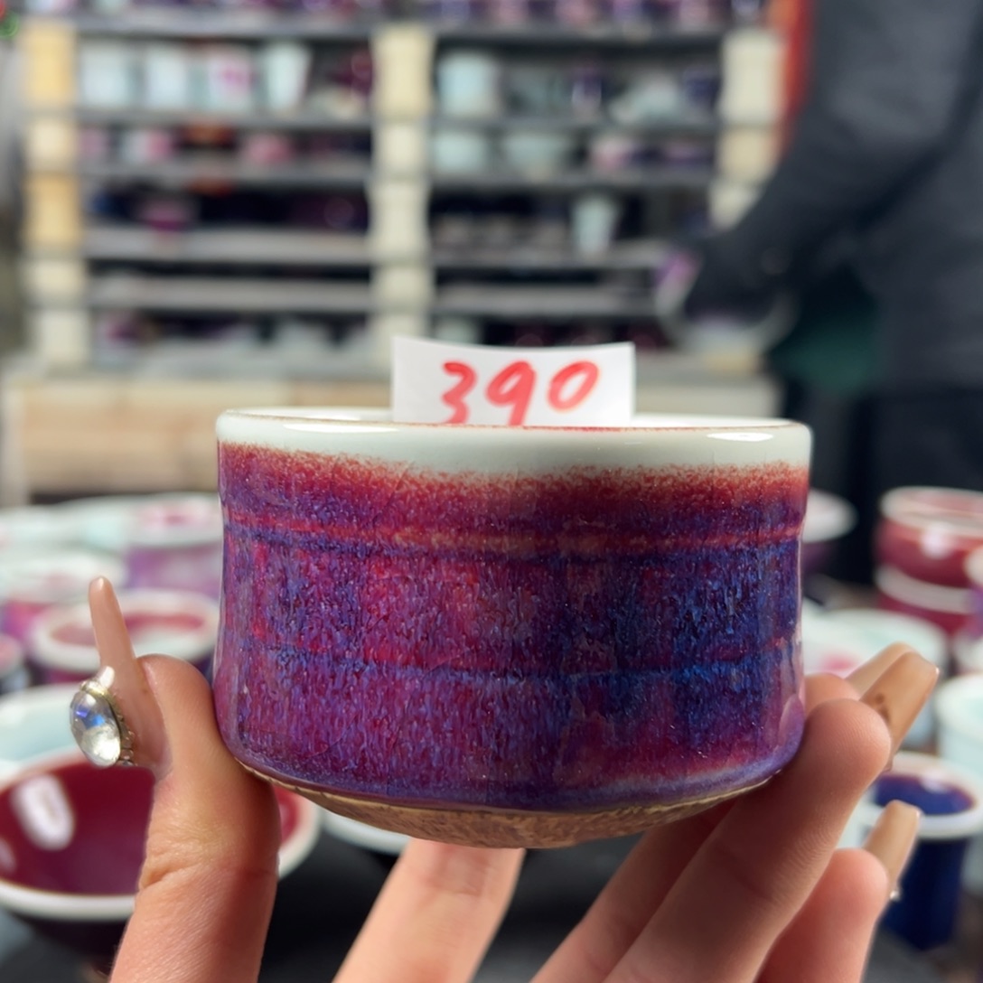 瓷片全品无暇主人杯纯手工