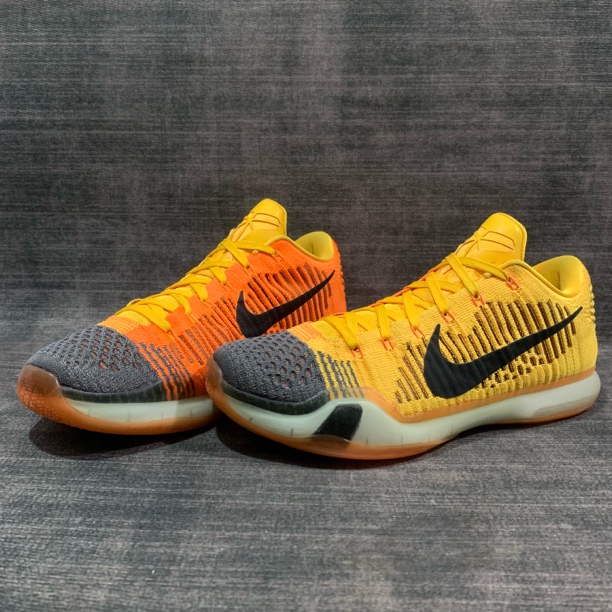 44码/科比10 Elite Low Chester 日落大道 九九新 无原盒 篮球鞋