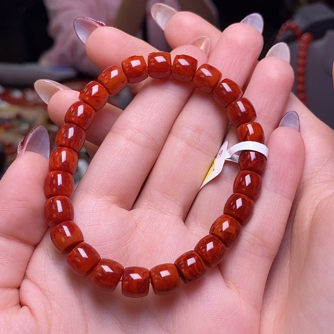南红玛瑙手串未镶嵌秋***天8mm