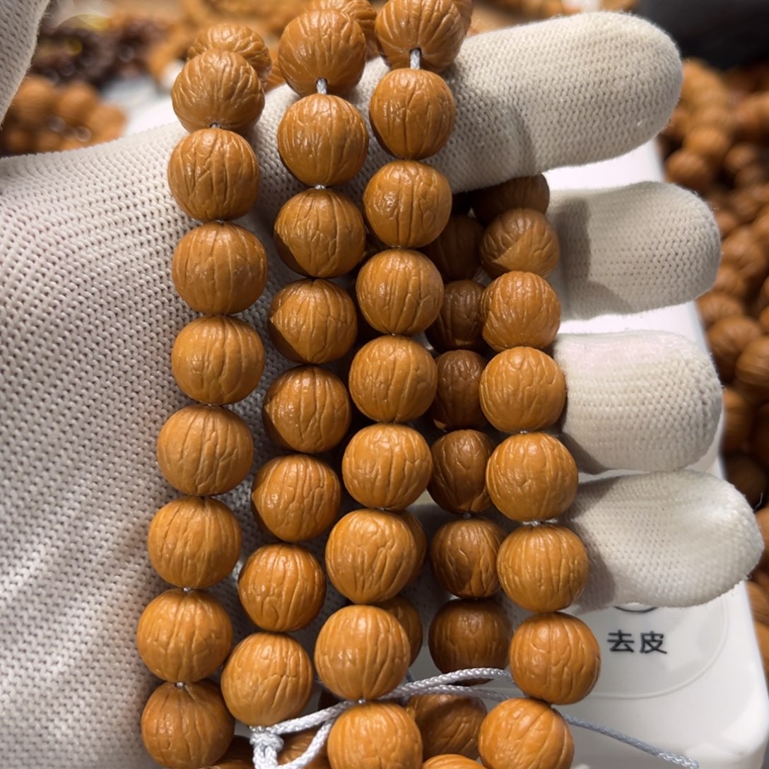 猴头核桃吊坠12+猴头手串