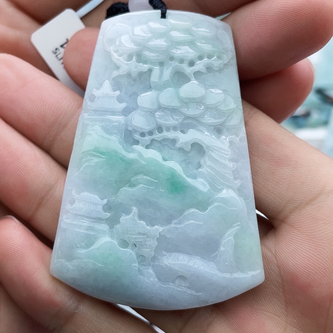 颈饰未镶嵌翡翠翡翠