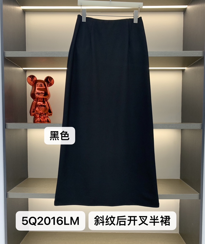 {定制}秋季新款高级感洋显瘦半身裙气质高腰时尚百搭斜纹A字休闲