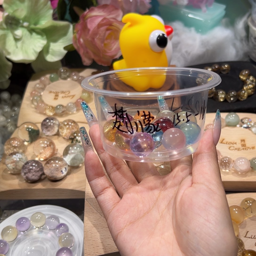 烟晶手链银S925镶嵌楚*濛