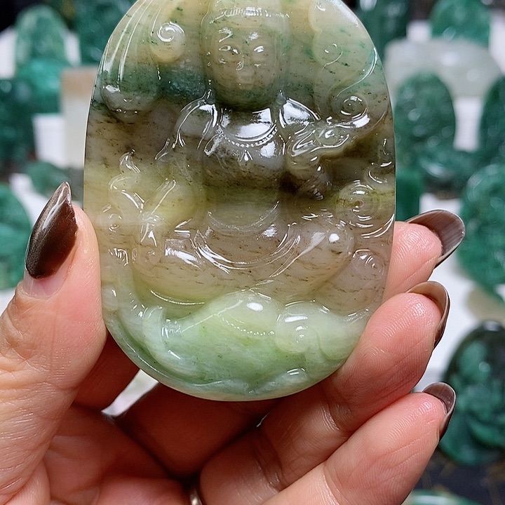 未镶嵌独山玉颈饰罗*生