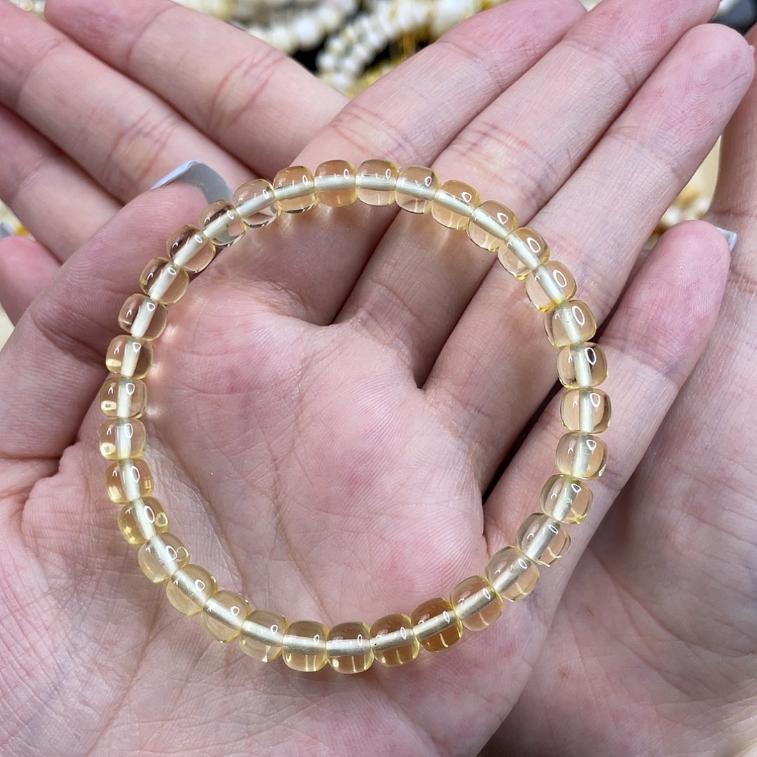 琥珀裸石未镶嵌6毫米老型