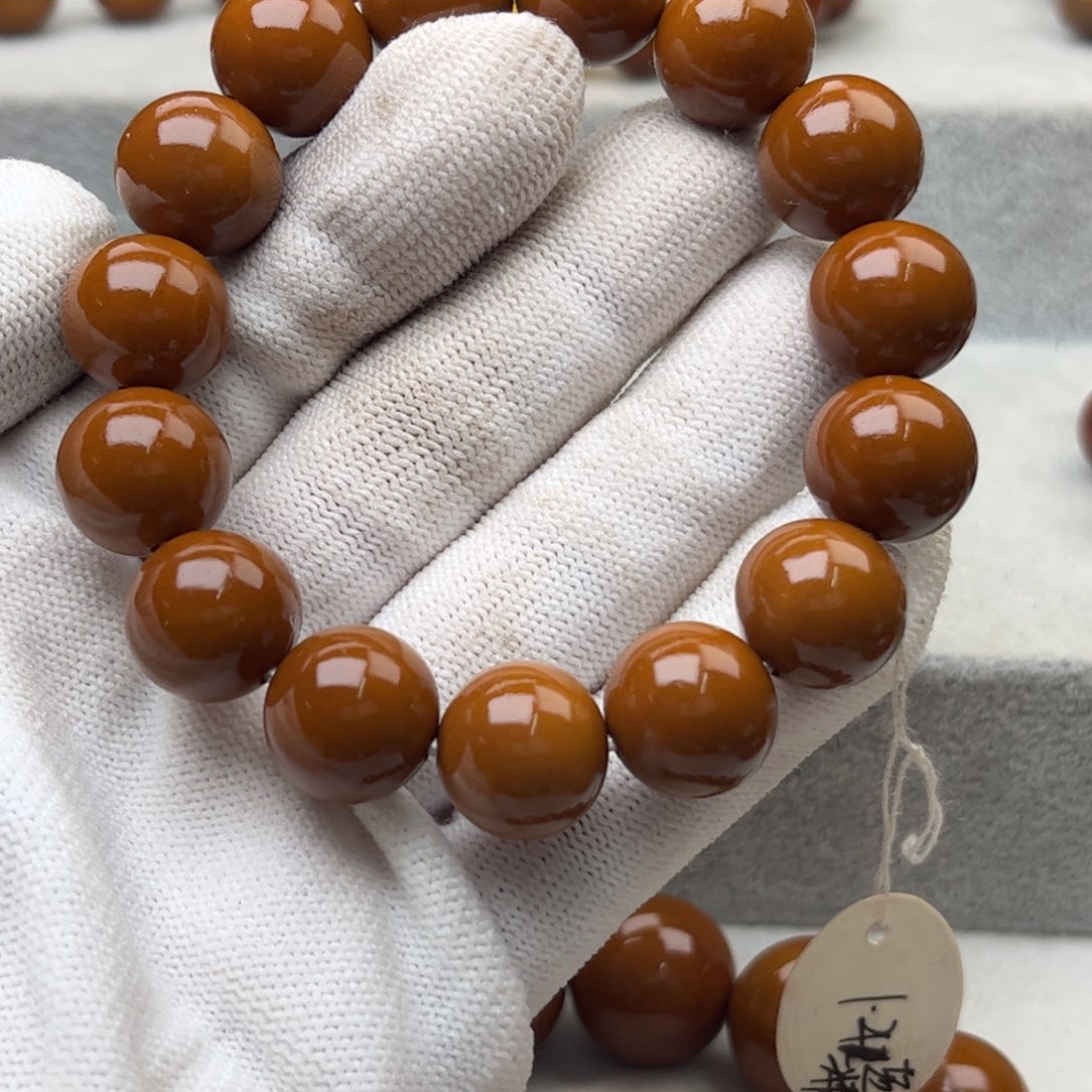 橄榄核手串/手链啾*1.41小孔精品15颗