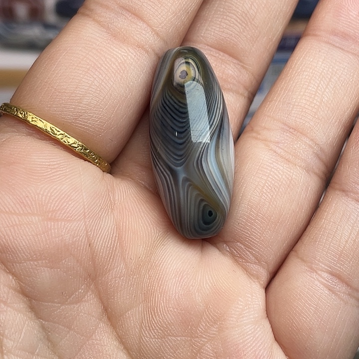 H***探玛瑙/玉髓未镶嵌颈饰