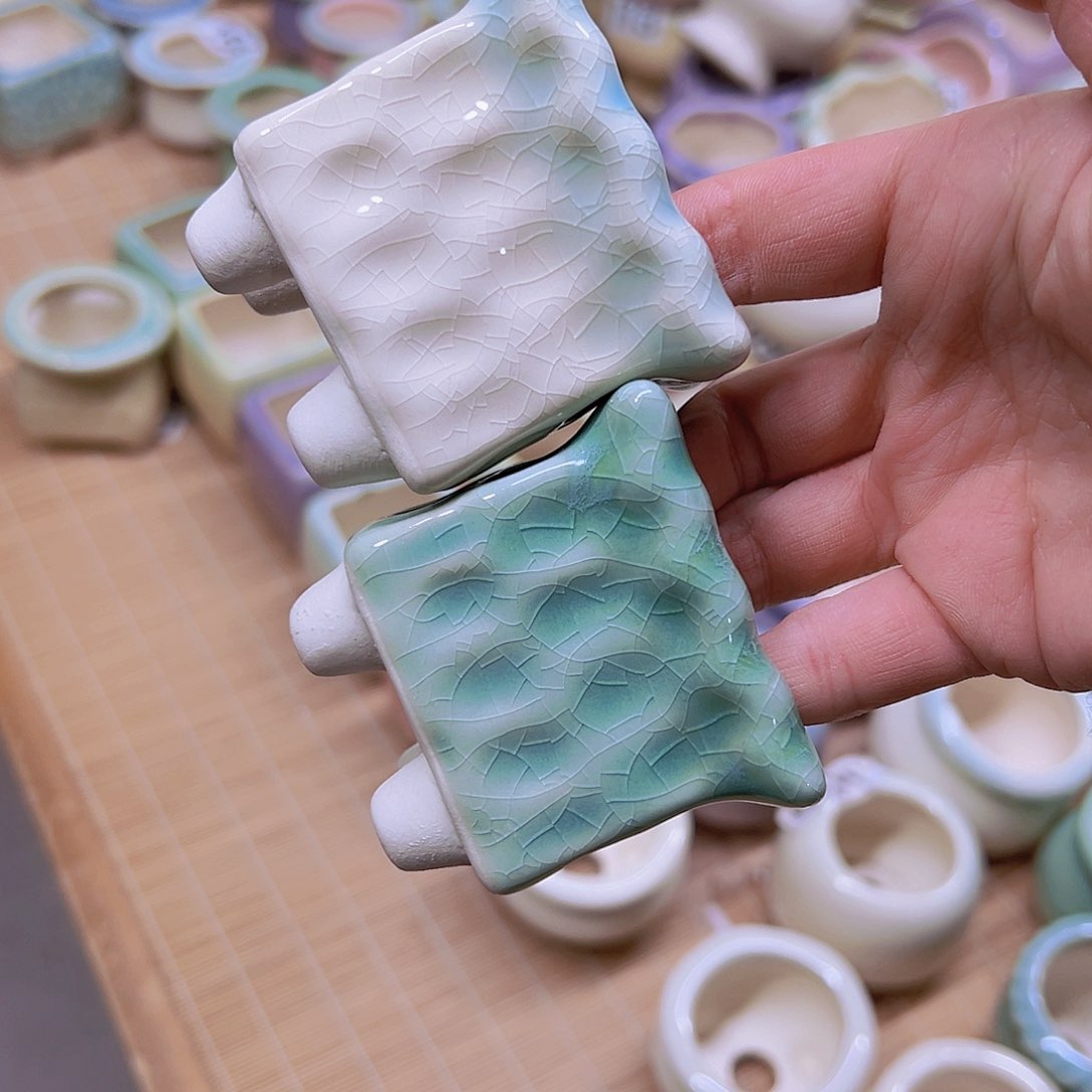 红陶陶瓷花盆当场满12包邮