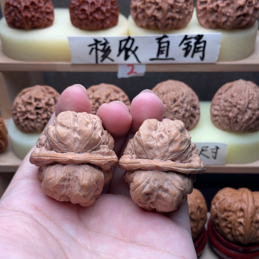 吊坠文玩核桃蛤蟆头41➕交友价