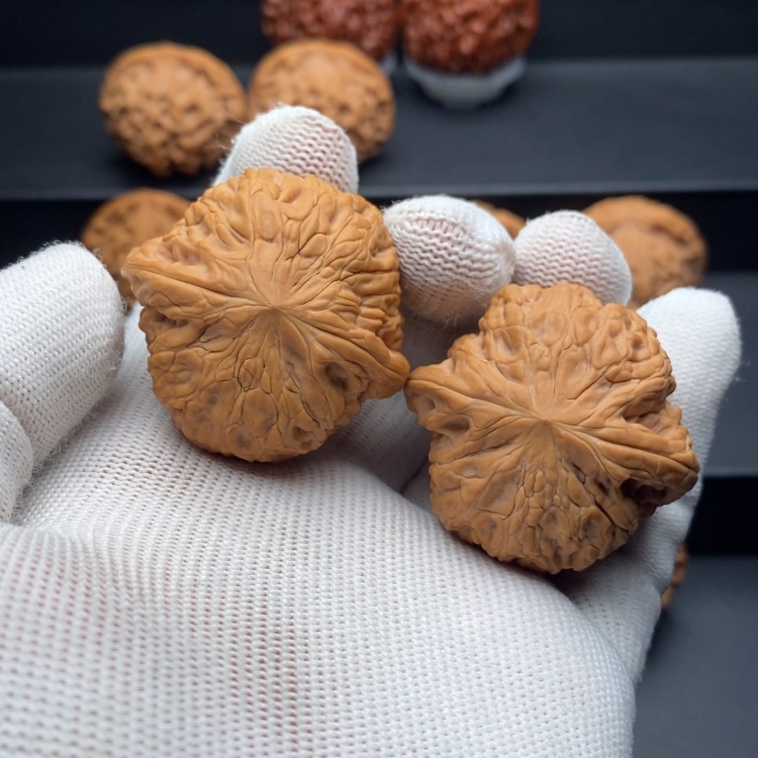 文玩核桃把件41尺全品平谷铁锤妹妹