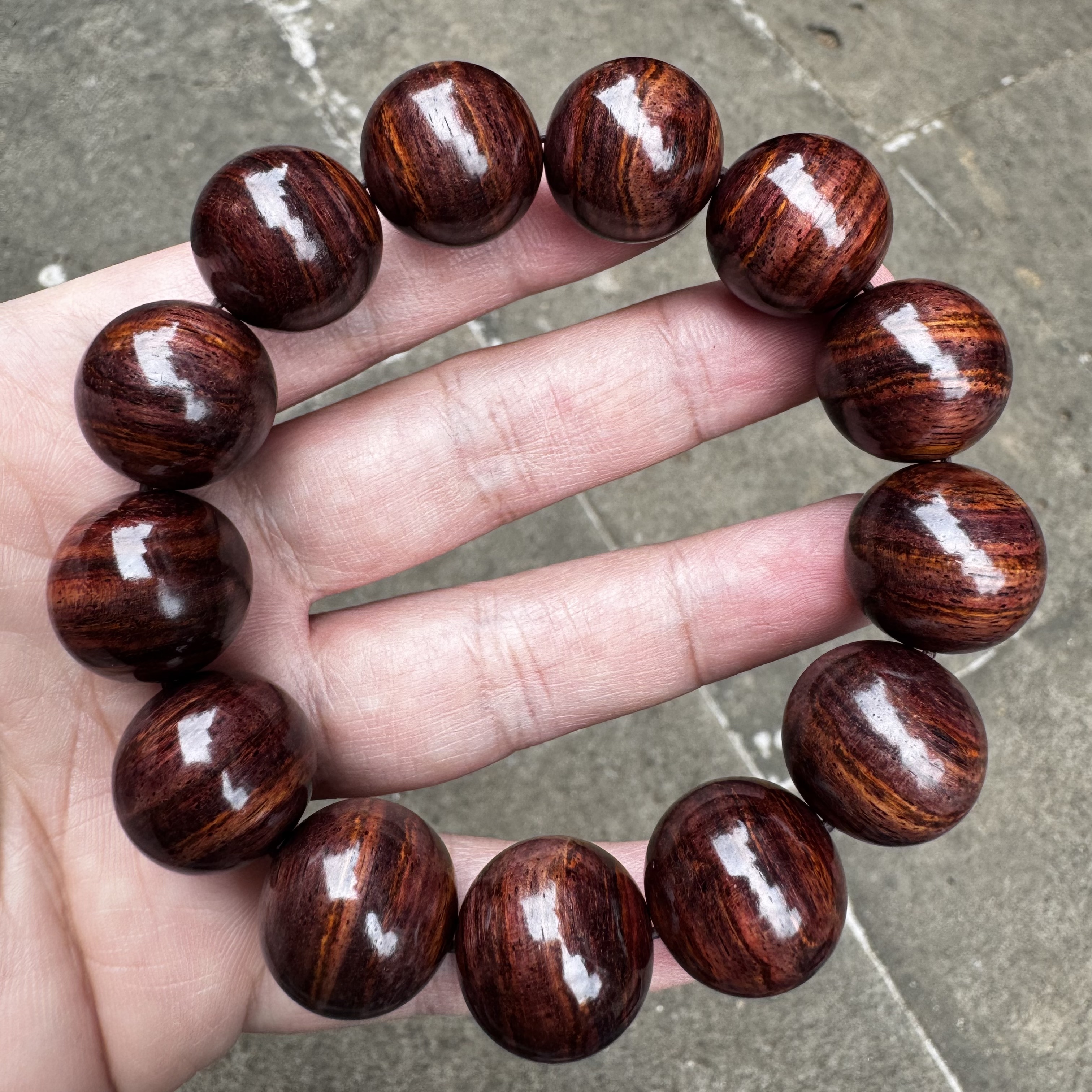 2445海南黄花梨1.8手串同品多样性发一