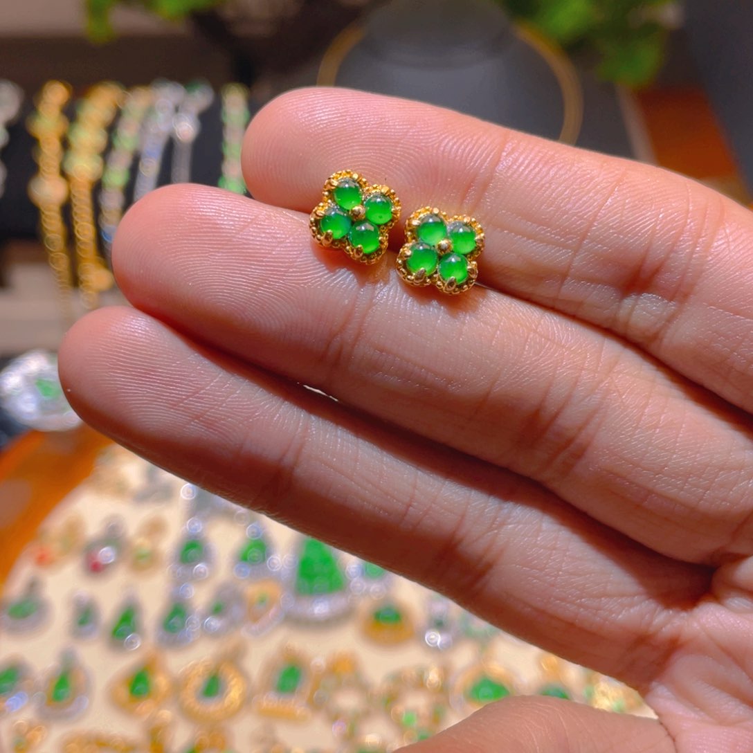 翡翠银S925镶嵌吊坠(不含链)