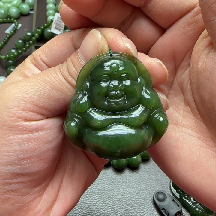 和田玉（碧玉）吊坠未镶嵌