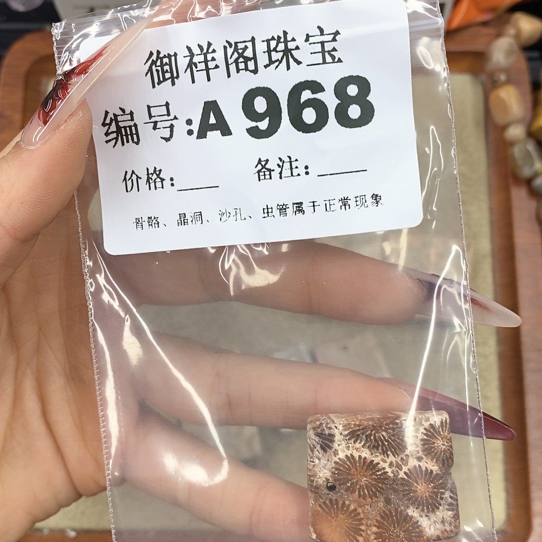 硅化珊瑚（珊瑚玉）颈饰未镶嵌玖*