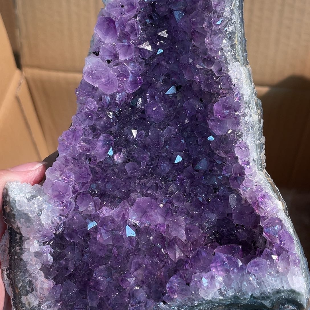 水晶手串未镶嵌紫晶 48号
