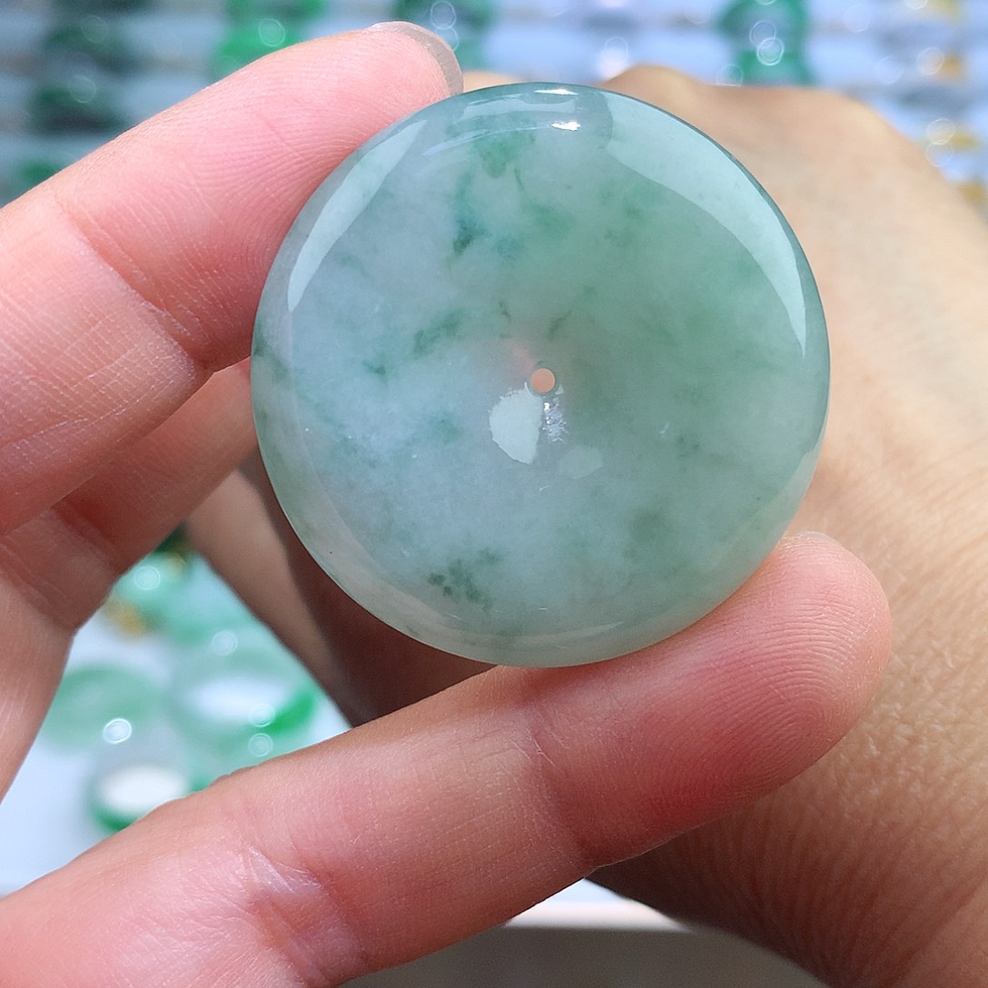 未镶嵌戒指翡翠平安扣