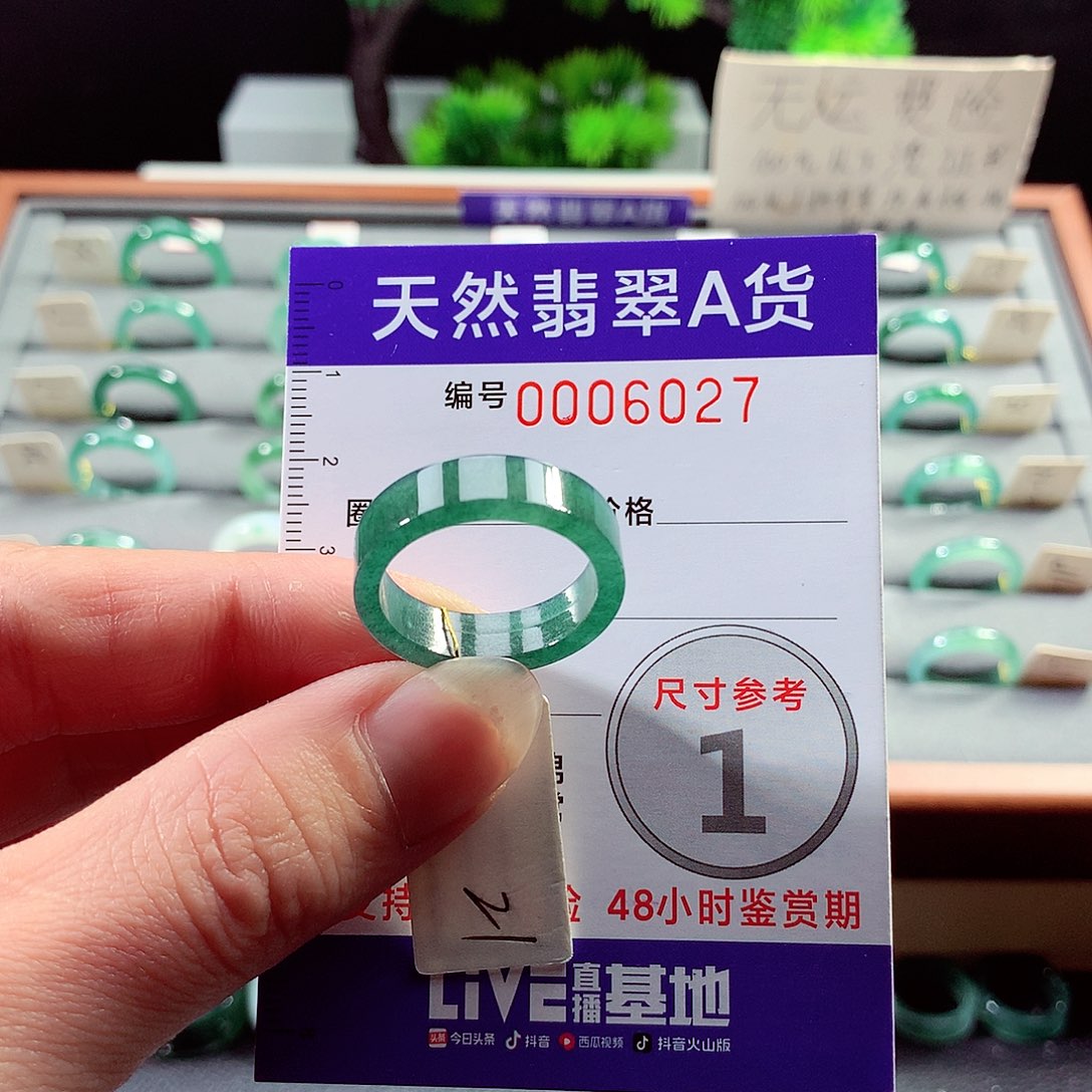 翡翠戒指未镶嵌21号