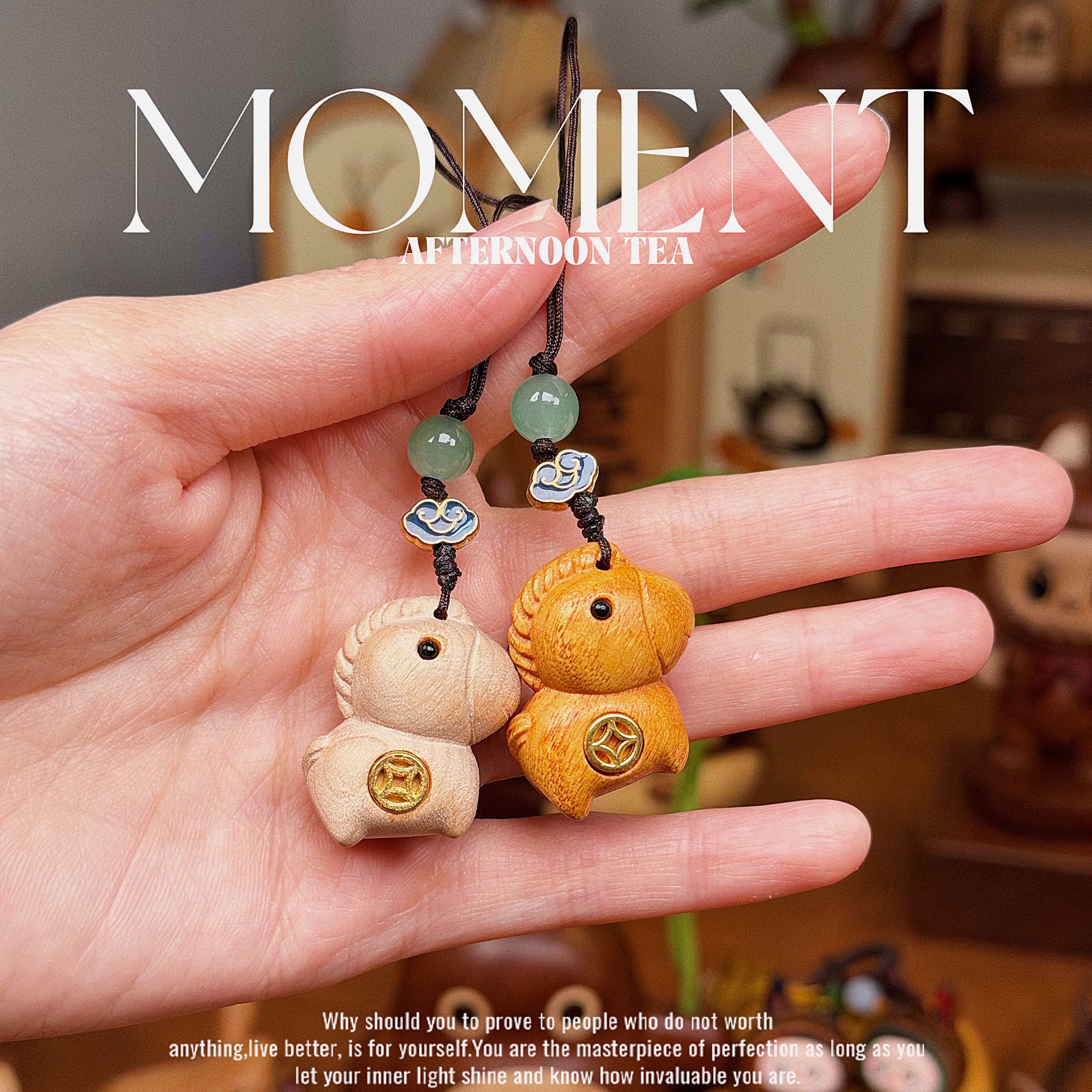 兜兜创意｜一对小马钥匙扣文创挂件创意潮玩礼物包包挂件