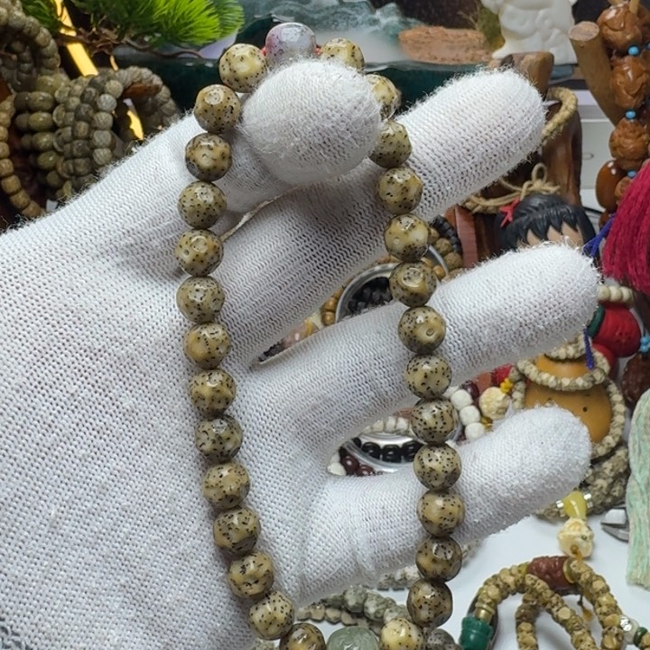 星月菩提手串1号车尺寸9圆珠无相手持