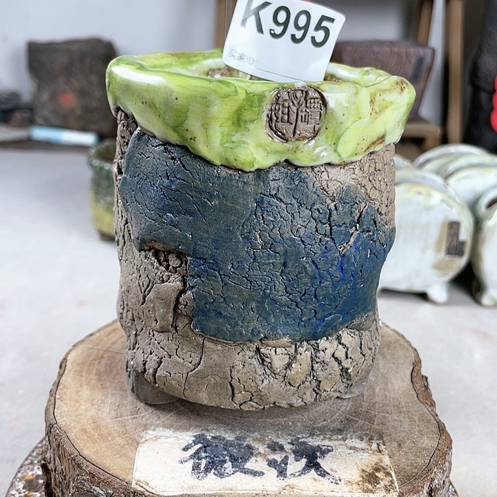 紫砂花盆开播福利 陶瓷花盆