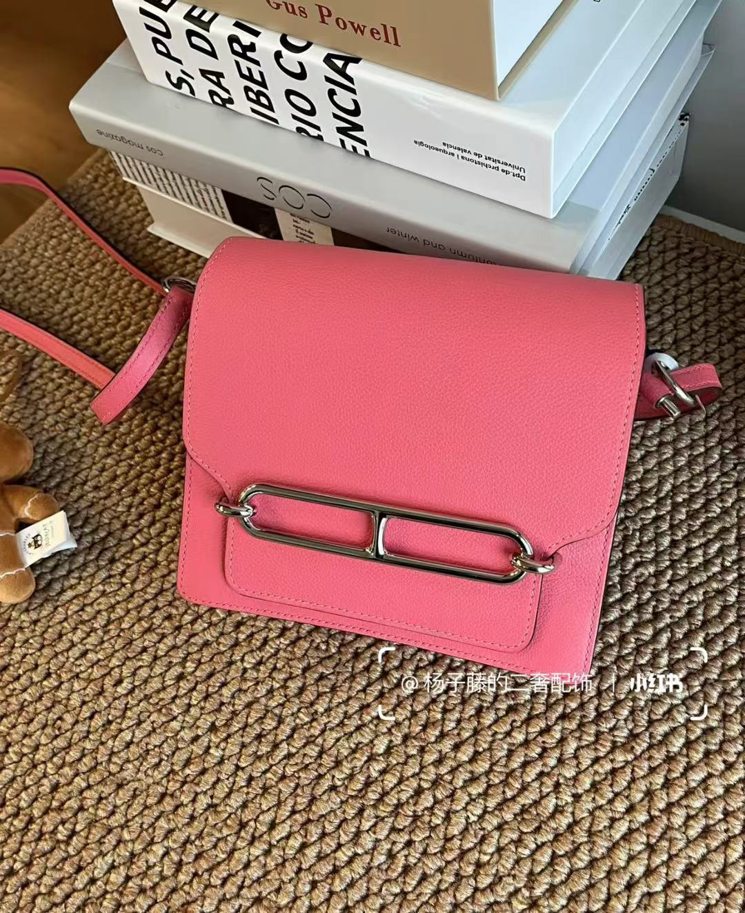 95新 Hermes/爱马仕 展会外场  粉色猪鼻子包19 