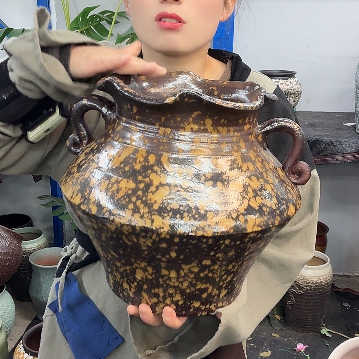 20×30 -粗陶花盆有孔-买买买
