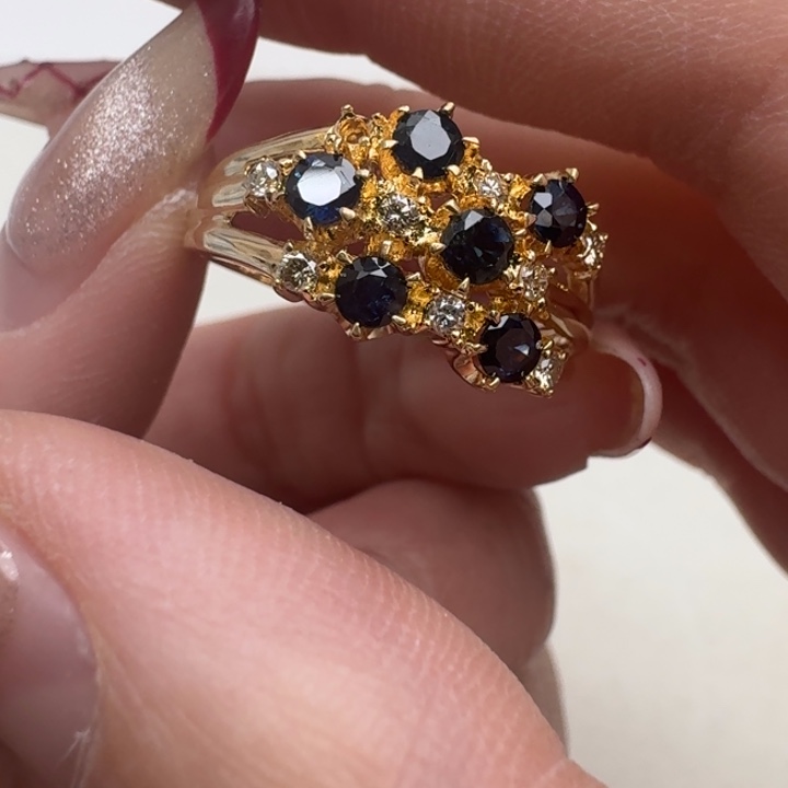 蓝宝石戒指未镶嵌