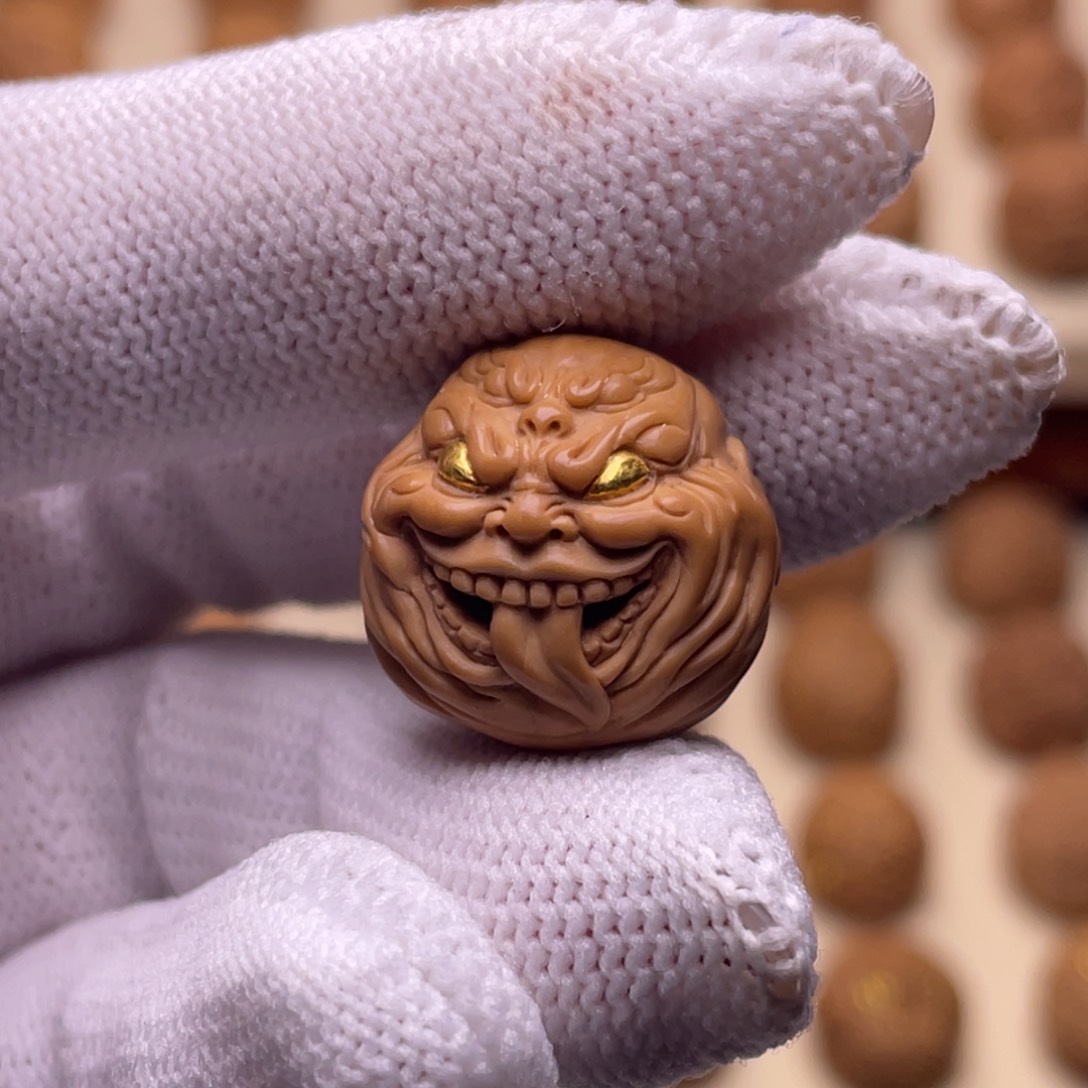 猴头核桃吊坠四目舔僧18+