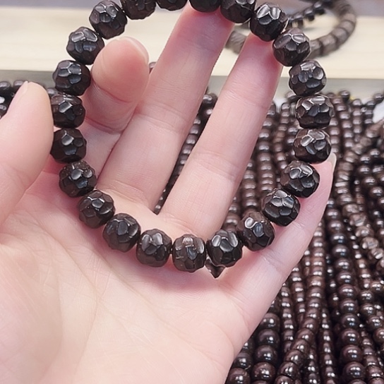 云****椰蒂手串/手链印尼原生态精工椰蒂10✖️9无相单圈