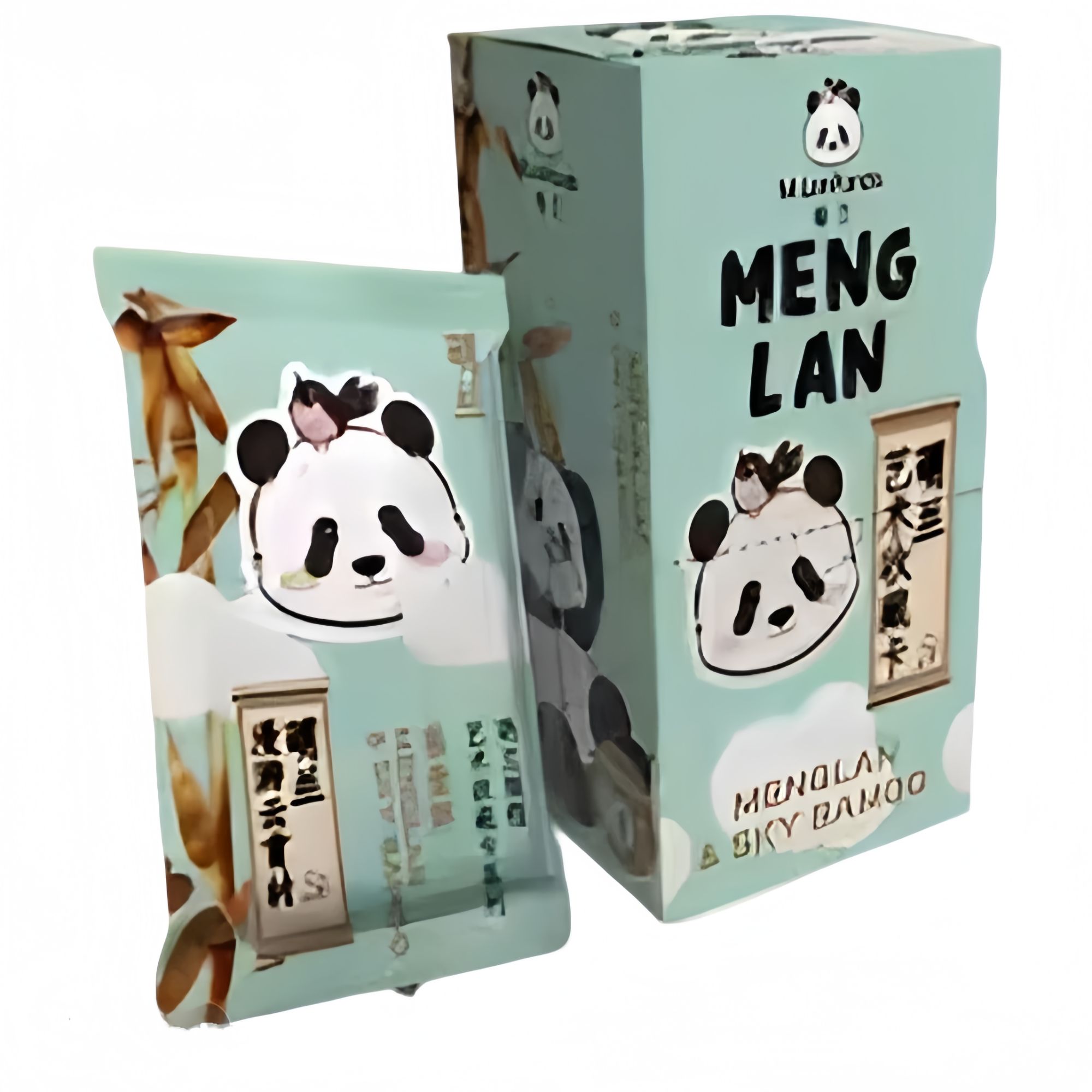 中笛文化M.LanPanda萌兰云霄竹世界 大熊猫卡牌盲盒周边-拆卡拆盒