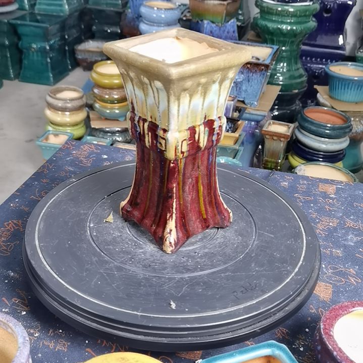 内口10深23.5石湾花盆默认微瑕