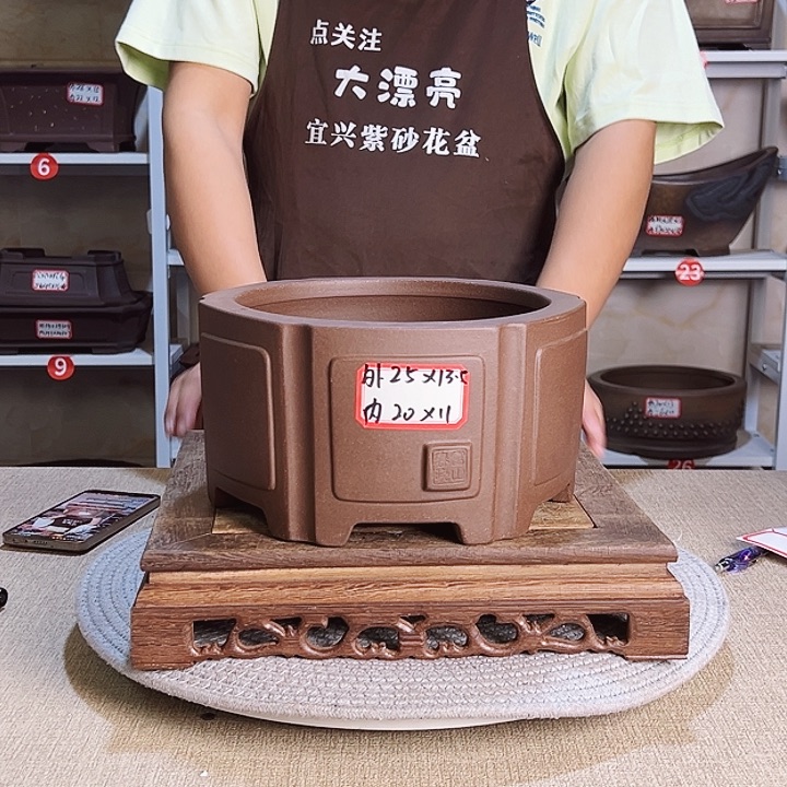紫砂花盆等都是由一