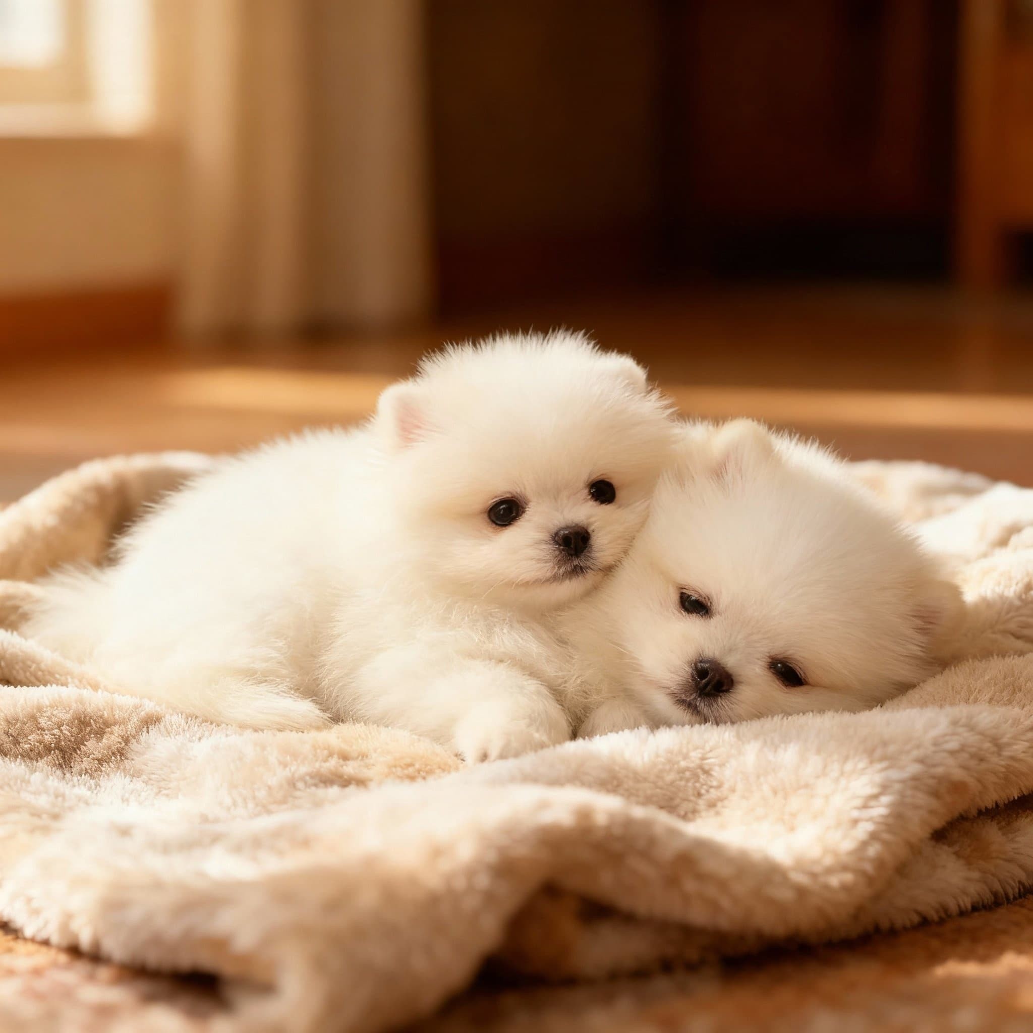 博美幼犬活物小茶杯迷你犬幼崽网红真狗黄犬狗袖珍家养狗精品球形