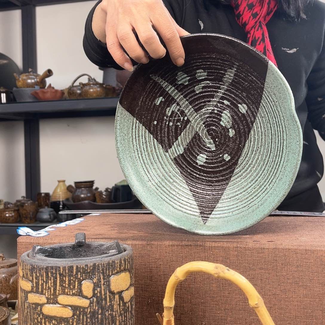 紫泥茶壶紫砂粗陶茶器