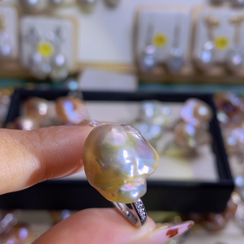 【闪购商品】淡水珍珠天然淡水珍珠合金