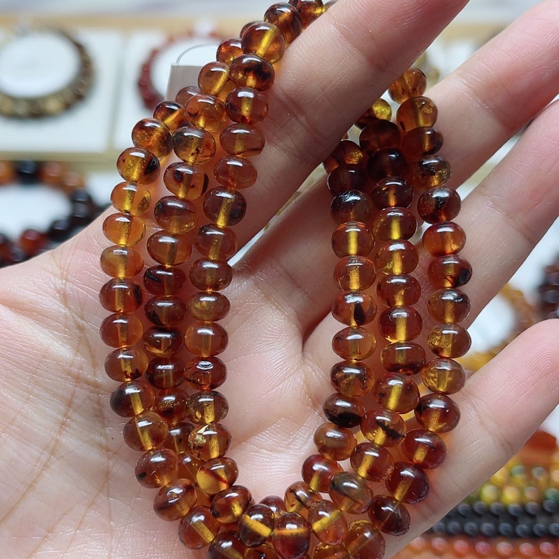 未镶嵌颈饰琥珀琥珀6